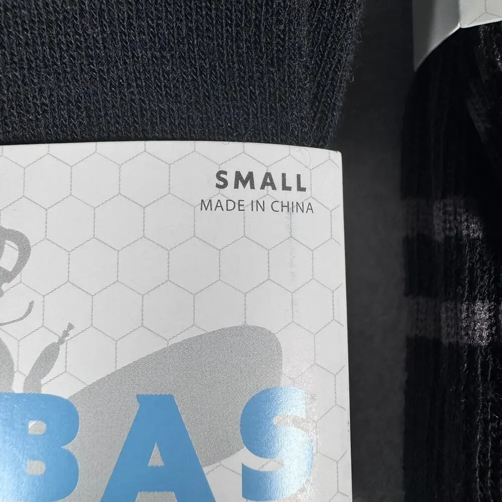 Bombas Small Black Donation Socks Honeycomb Arch Support‎ Antimicrobial 5-Pack
